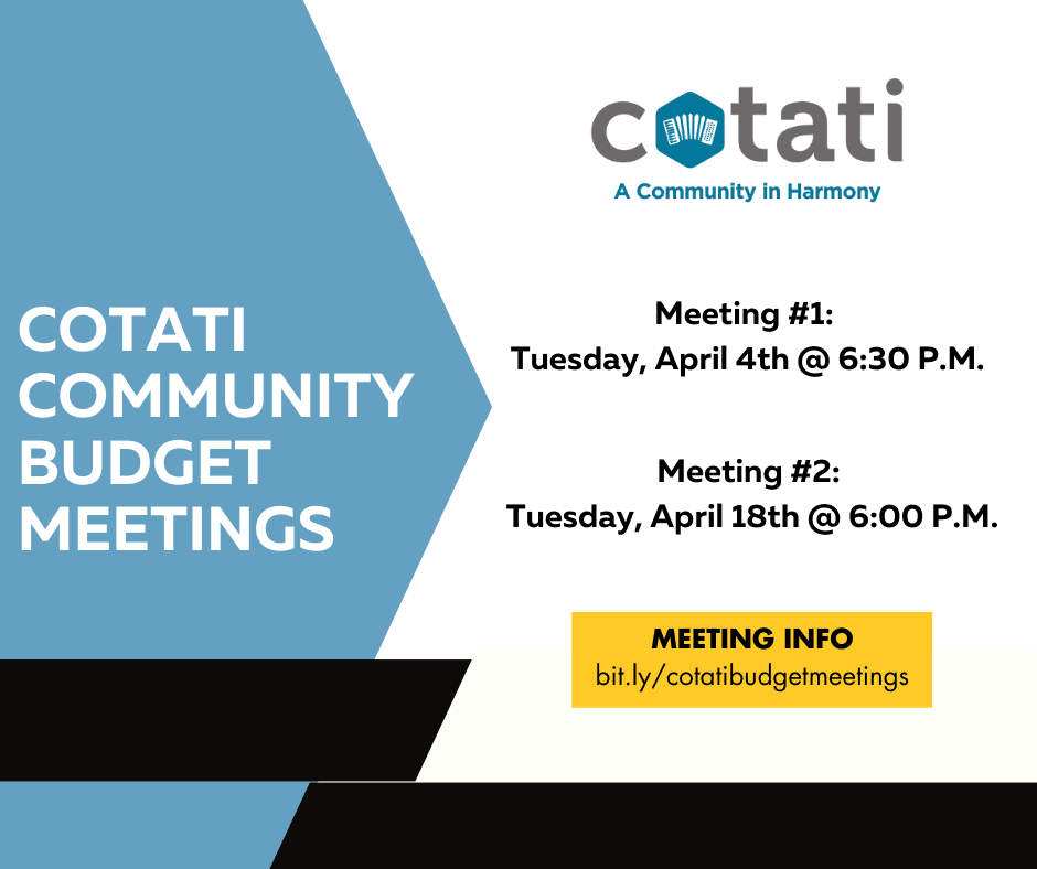 City of Cotati - Budget Meetings