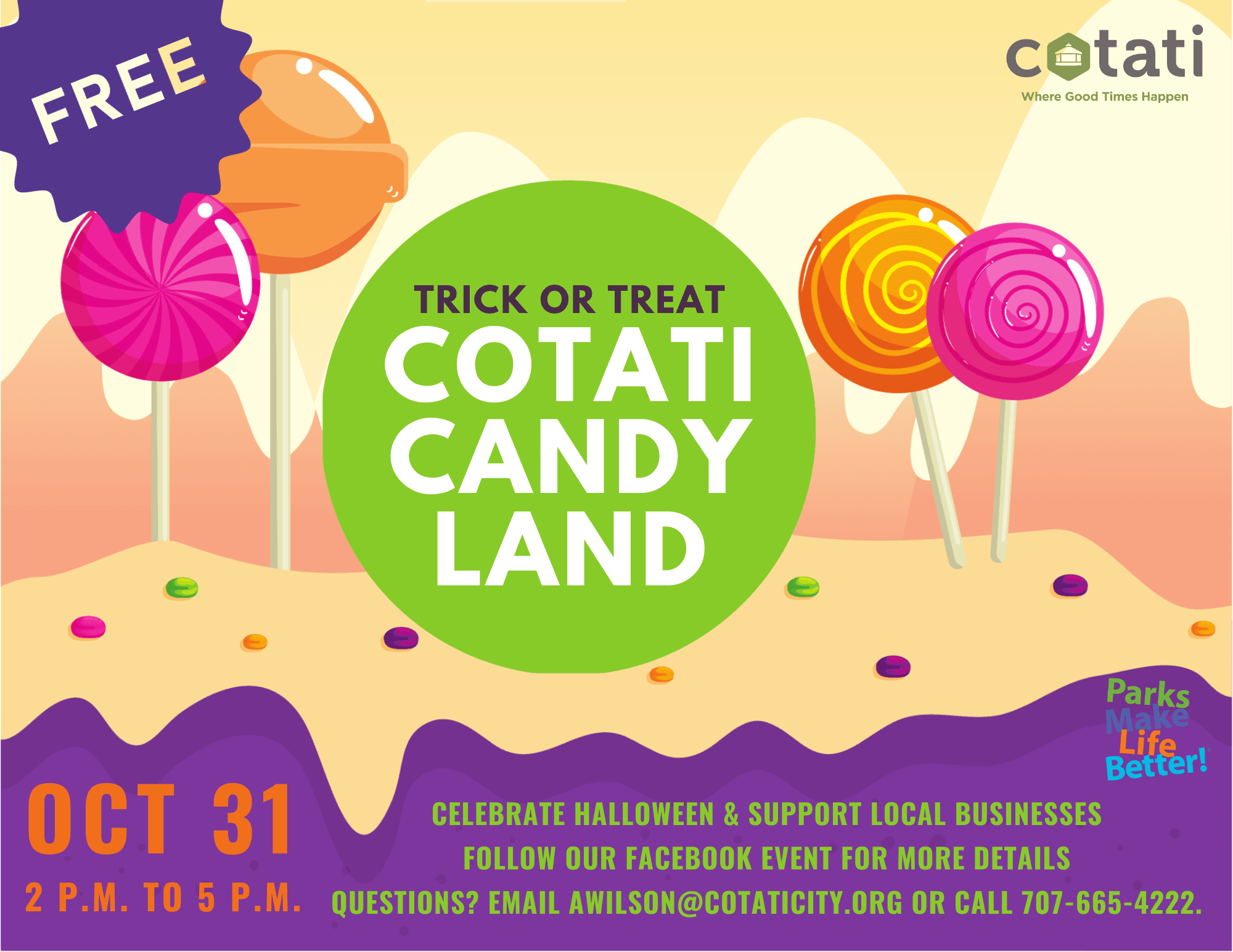 Cotati Candy Land Downtown Trick or Treat