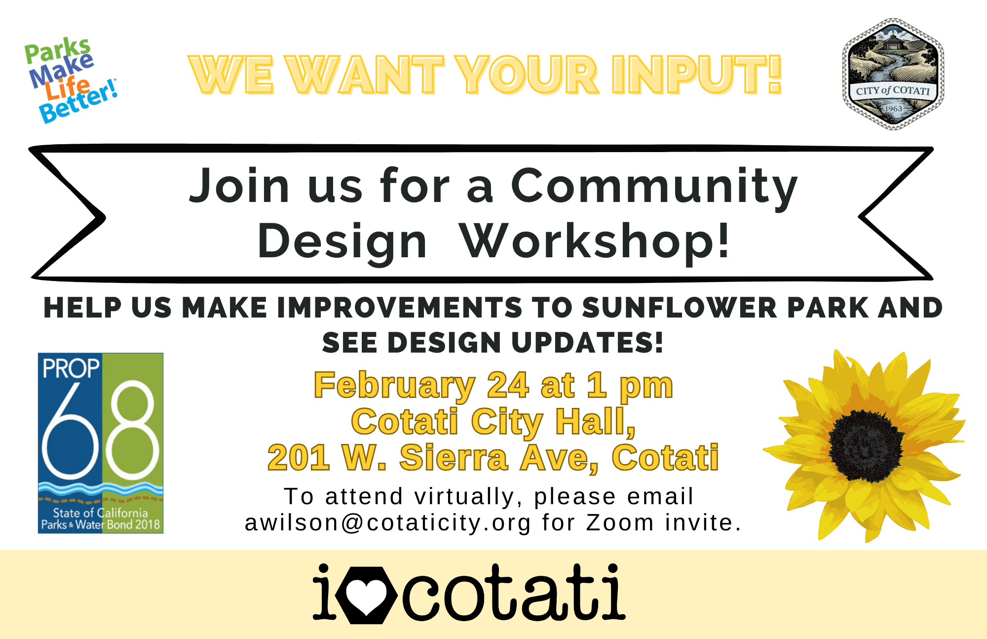 Sunflower Park Workshop 17 x 11