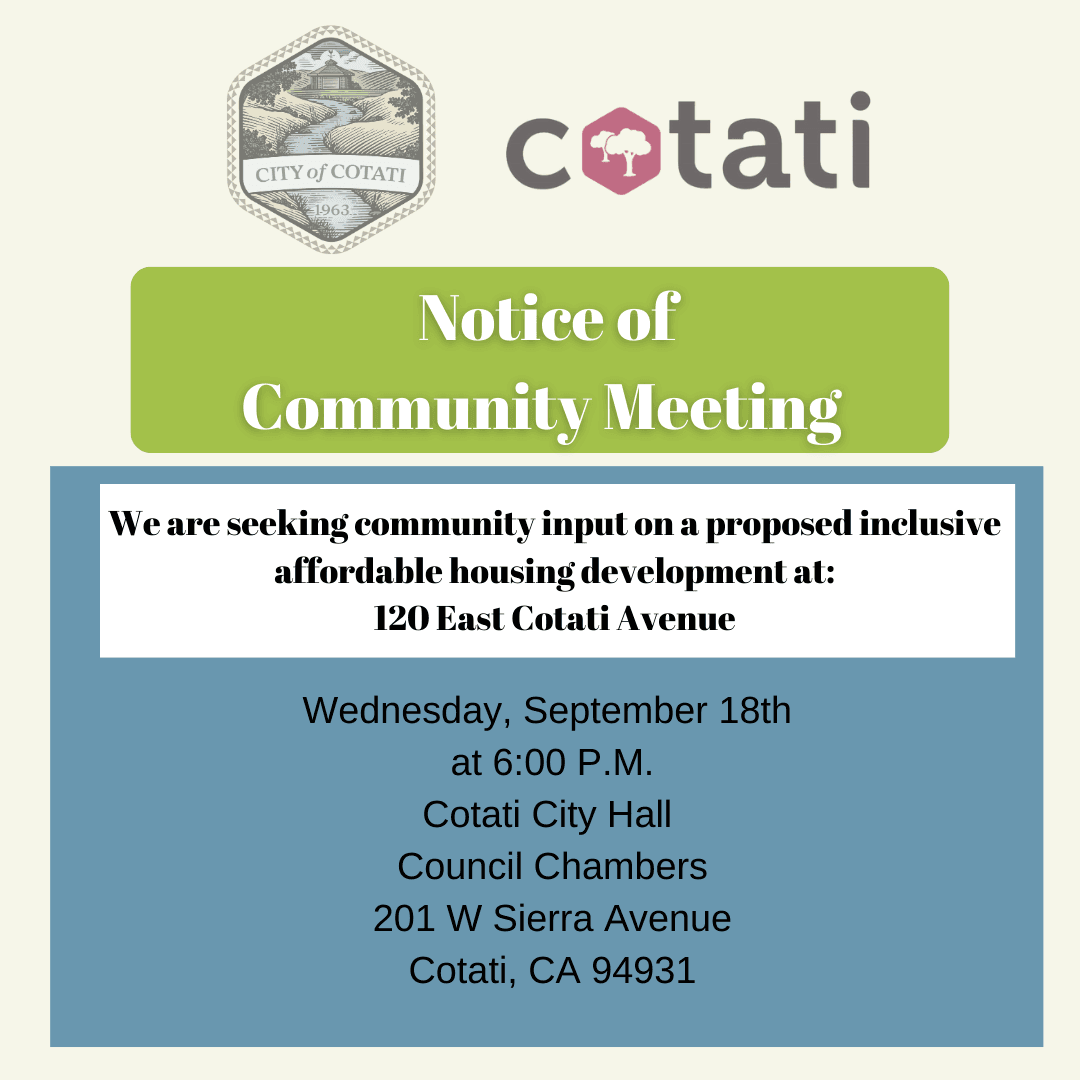 Community Meeting Flyer