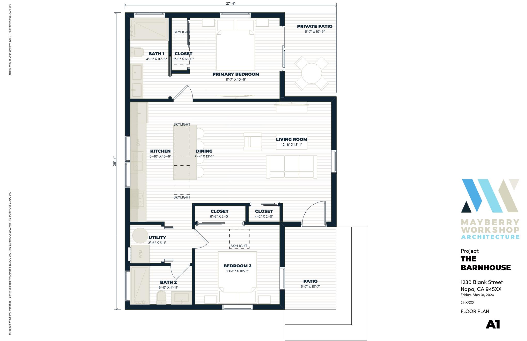 240531 THE BARNHOUSE - PRESENTATION PLANS